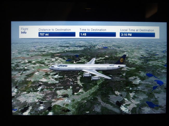 Lufthansaの案内が凄くかっこいい