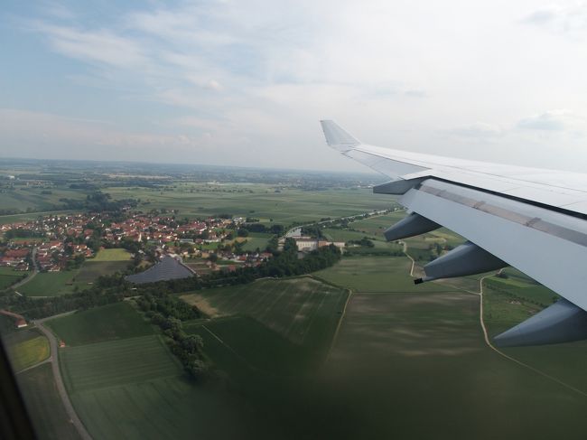 München到着直前