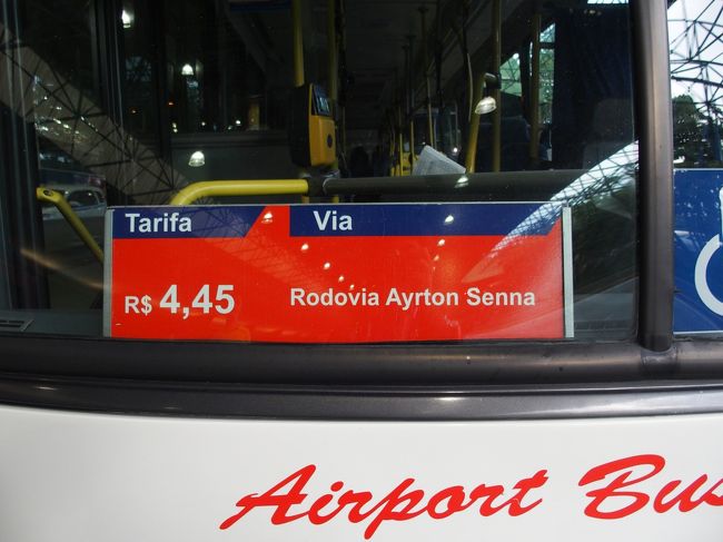 リムジンバスは高いので路線バスで市内へ。こんな名前の大通りを通るらしい