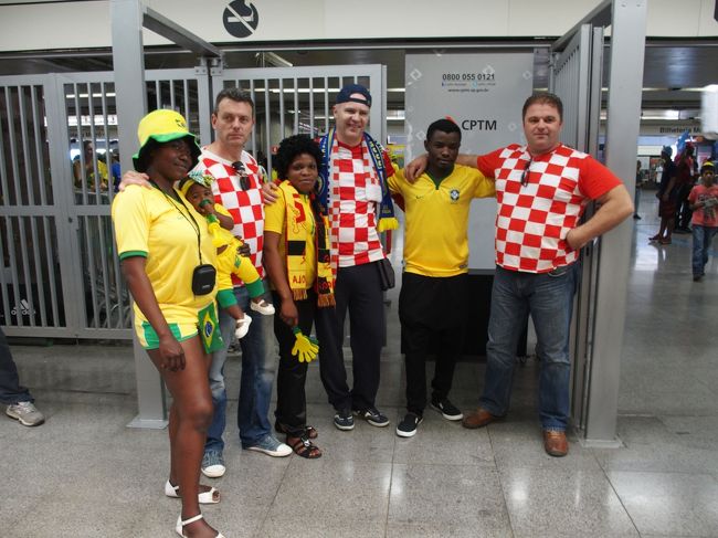 お約束のサポーター同士の記念撮影その２