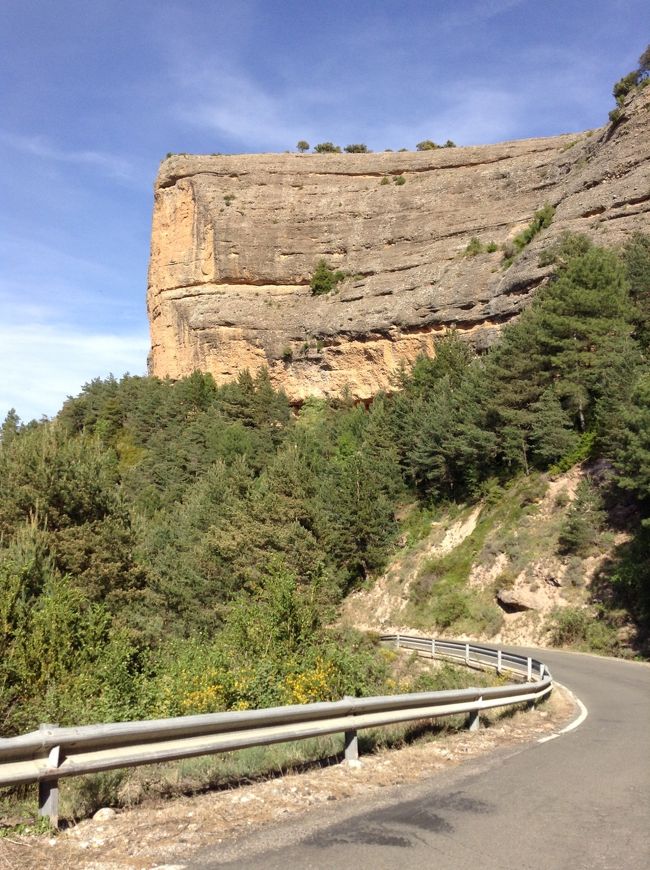 山道に入って行きますが、他の車はかなりのスピードで走り抜けて行きました。