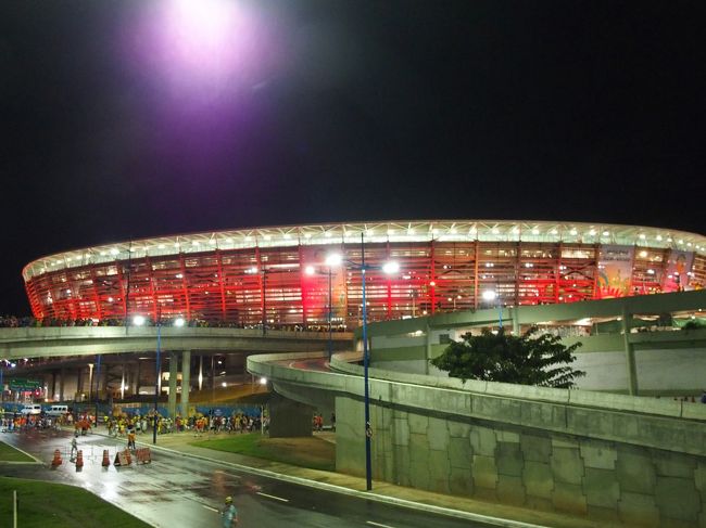 スタジアムの夜景