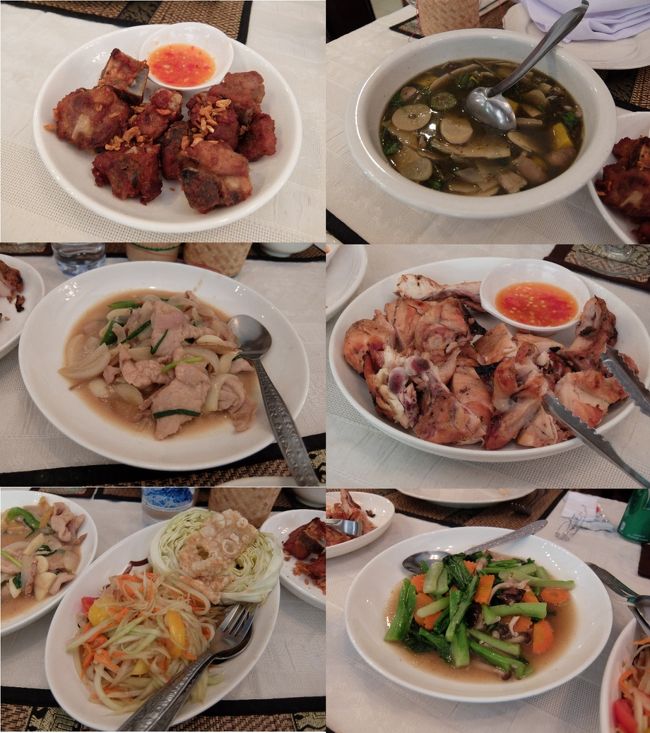 ４日目、ビエンチャンでのランチはラオス郷土料理