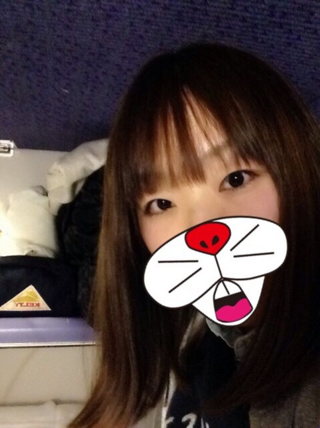 楽しくなって滅多にしないセルフィ。