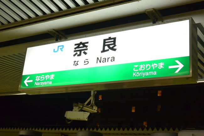 大阪で友達と久々の再会をはたした後、JR難波駅から奈良へ。