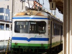 福井鉄道の越前武生駅を覗くと、早速福井鉄道のエースが！