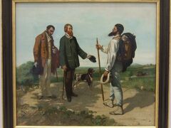 モンペリエのファーブル美術館にて、クールベ「出会い、こんにちはクールベさん」