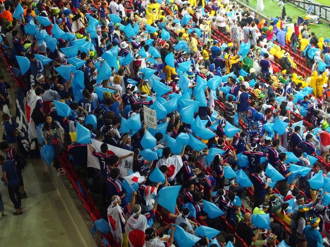 毎度おなじみの青いビニール袋