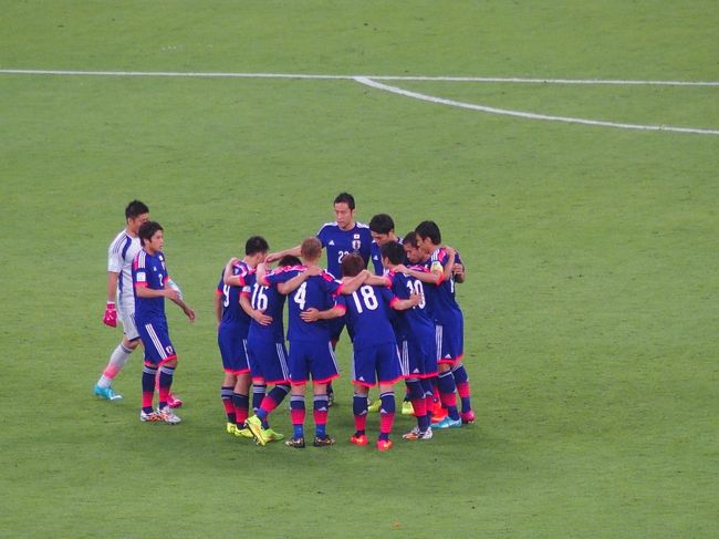 後半開始前の円陣