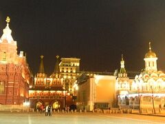 モスクワの赤の広場の夜景