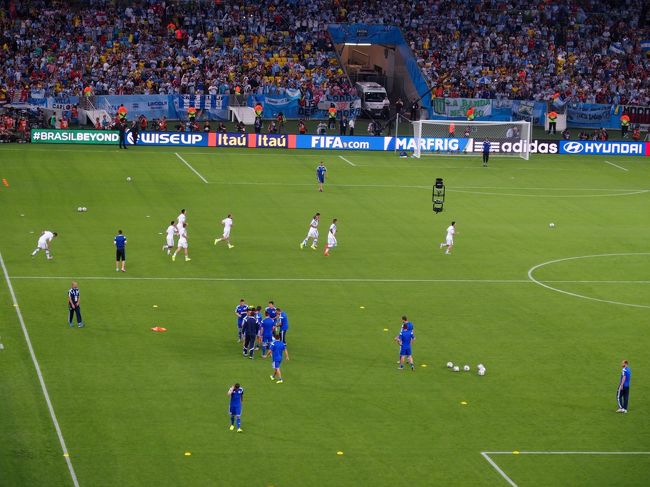 アルヘンもウォーミングアップに登場