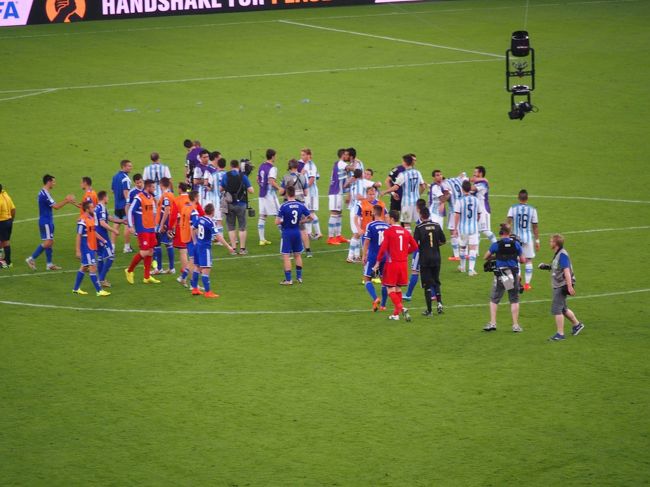 試合終了。アルヘンはまずは順当に初戦を消化