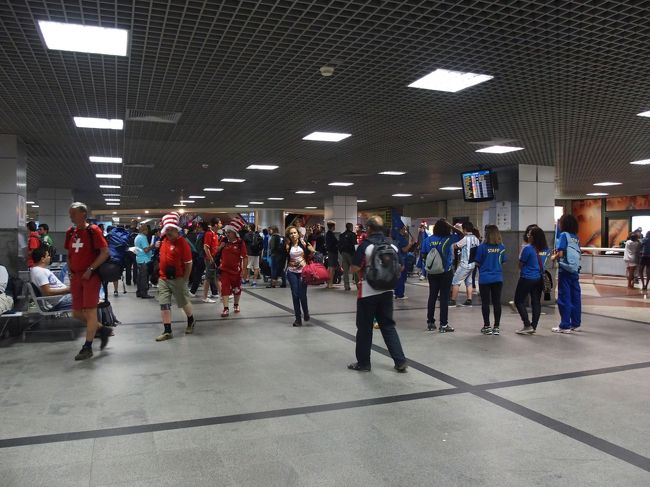 Switherlandサポ。この日の昼間にBrasiliaで初戦を戦ってたが、欧州の準常連クラスだと自国の無名どころの試合より強豪対決を優先する連中が沢山いるから、Switherland-Ecuadorを観戦したとは断言出来んという（笑）