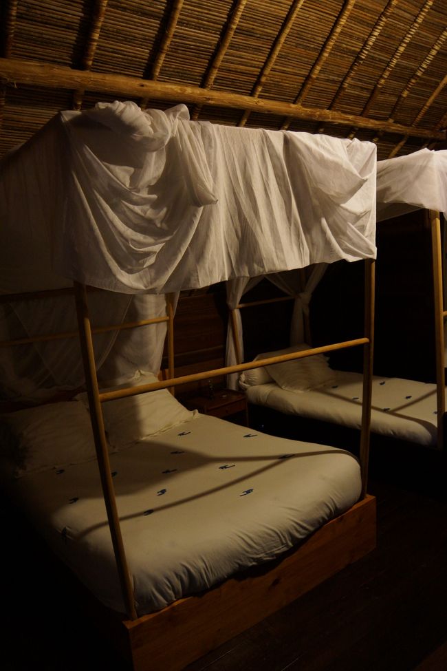 宿泊したコテージ。外観は翌日紹介します。