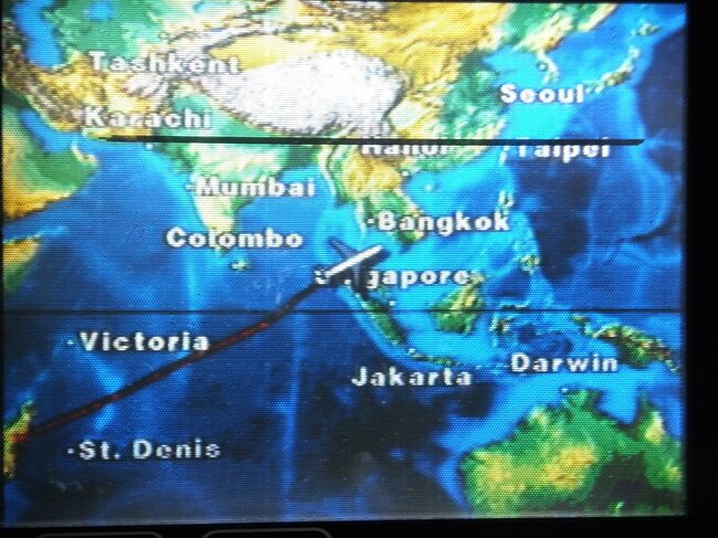 インド洋を横断してタイへ。