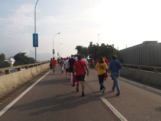 今日は座席が前回とは逆側らしく、違うルートで