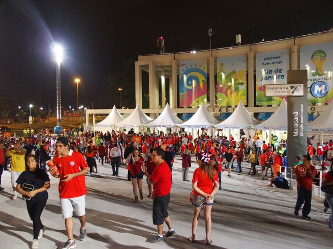 試合終了後のMaracanã