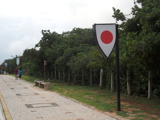 市内はこんな感じでお出迎え