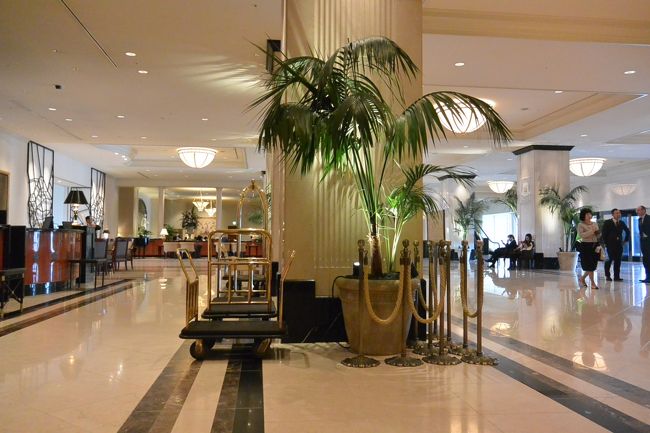 名古屋マリオットアソシアホテルのロビー。