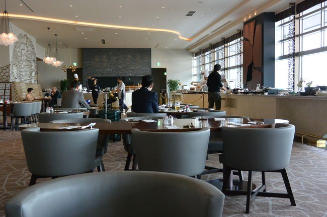 名古屋マリオットアソシアホテルの朝食会場。