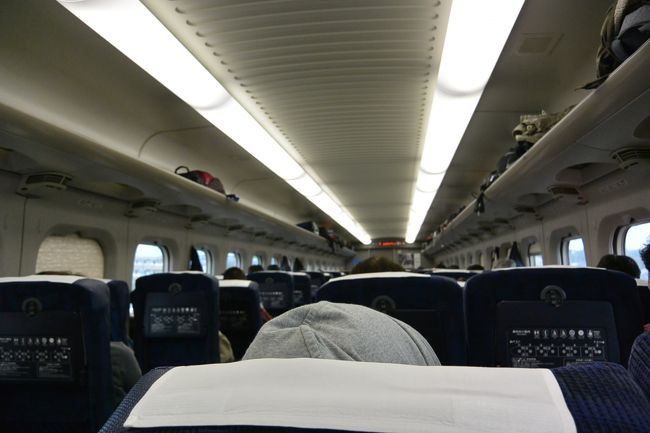 名古屋より新幹線で富士に移動中。