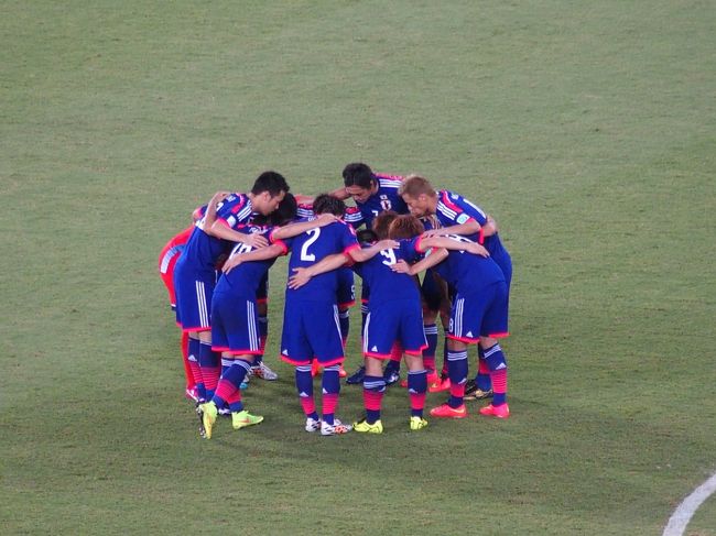 後半開始前の円陣