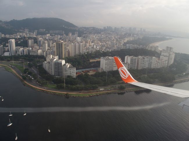 FlamengoやBotafogoというビーチの近くを降下