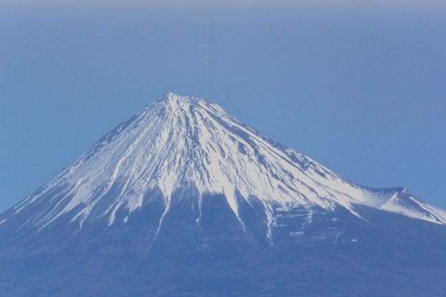 新富士駅のポスターの富士山。