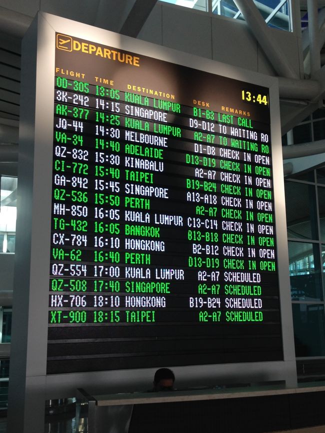 クタから空港まではタクシーで４００００ルピアくらい。<br />頑張れば歩けそうな距離。