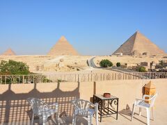 屋上テラスからの眺め。