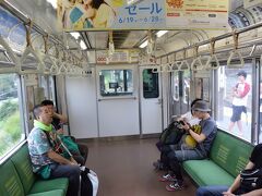 仙石線の普通電車に乗りまえます。