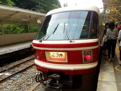 極楽橋駅まで戻ってきて、南海こうやで難波まで戻ります。