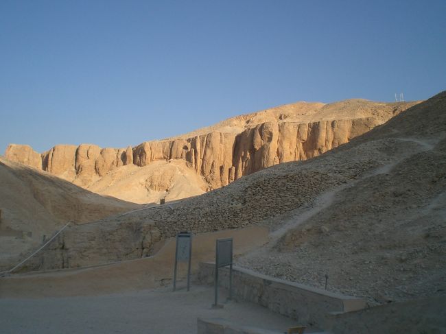 夕焼けの王家の谷は本当にきれいですね！