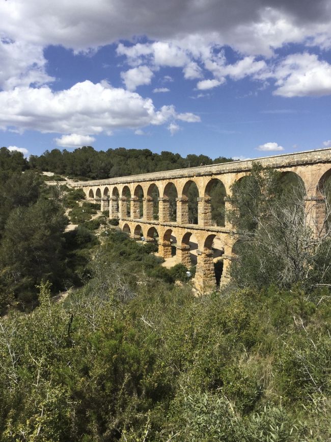 タラゴナの手前<br />ラスファレラス水道橋