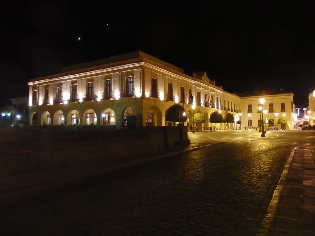 ヌエボ橋からのパラドール夜景