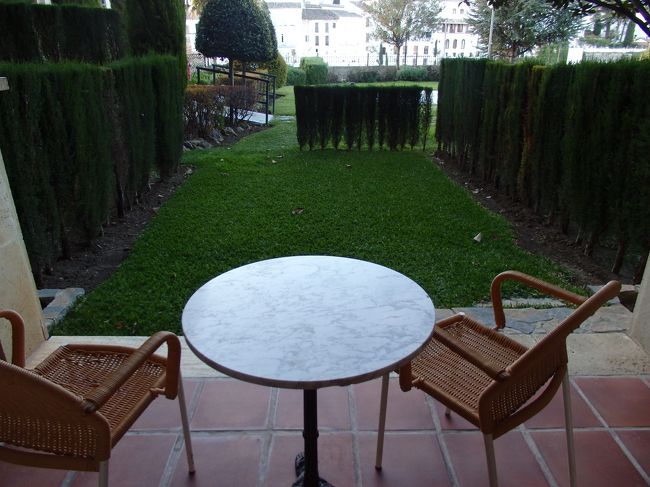 庭付きの部屋でした