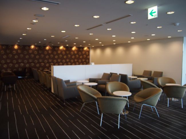 フライト時間が終わったのか、まだこれからなのか、私たち2人の貸切〜。<br />