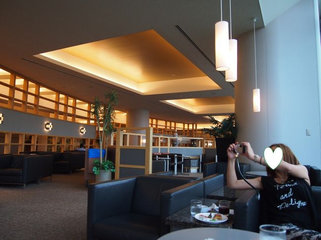 もうサクララウンジには戻らず、しばらくこちらでのんびりしてました。