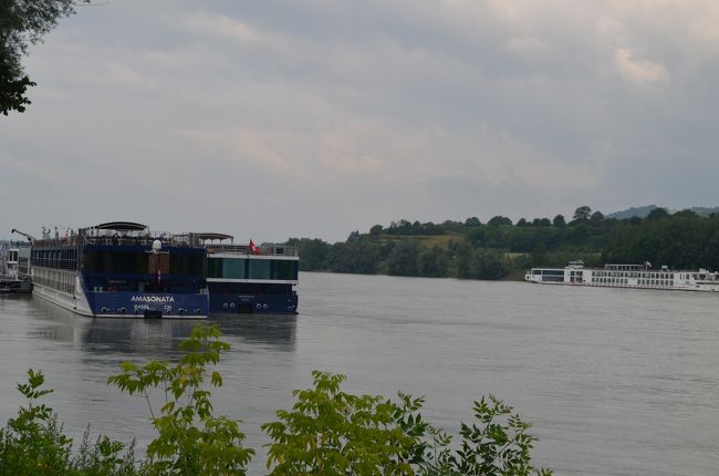 ドナウ川ヴァッハウ渓谷の遊覧船の船着場