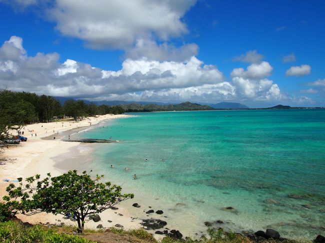 いや〜キレイ、明日、海に入る予定を入れてしまったので今日は眺めるだけ。<br />でも少し入れば良かったかな〜