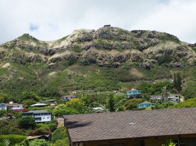 カイルアビーチへ戻る途中の景色