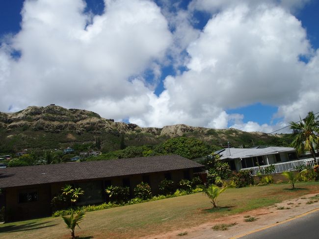 山を登っている人たちが見えました。