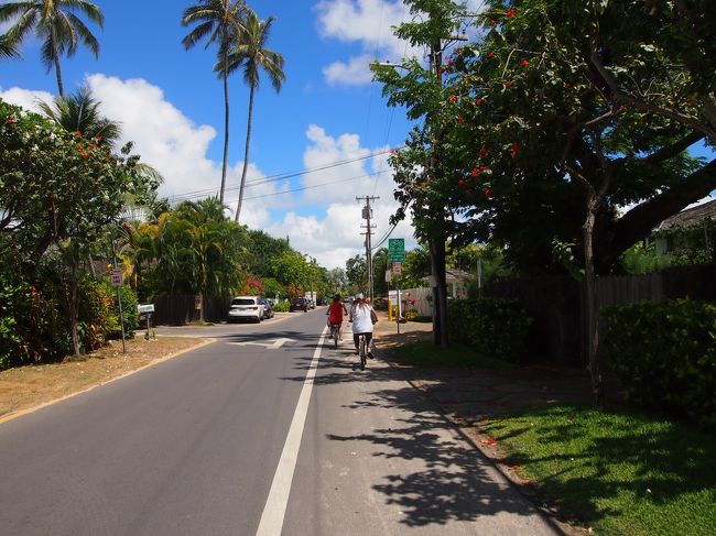 チャリで暴走する二人(笑)