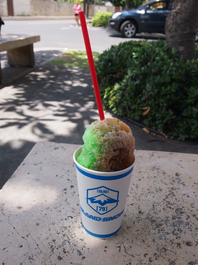 シェイプアイスを購入<br />冷たくて、美味しかった!