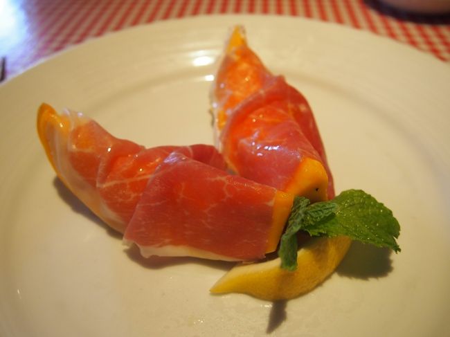 パパイヤの生ハム巻き