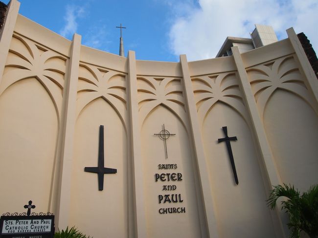 帰国日の朝、お迎えのバスが来るまでに何しょうかな？と思い、日曜日に続き、また朝のミサに与ってきました。<br />今回はYちゃんも初めてミサに与ることに。<br />どんな気分だったんでしょうね？