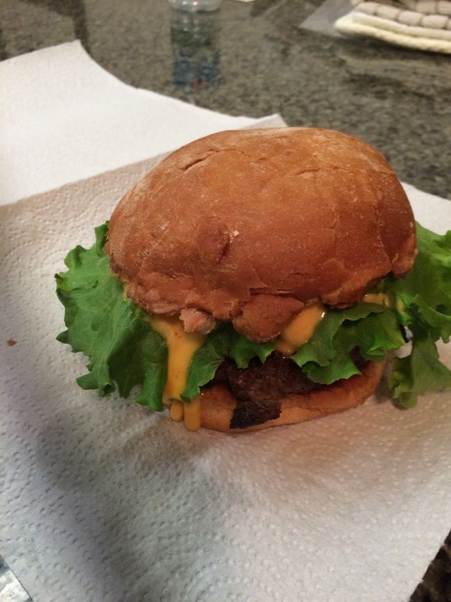 そうそう忘れていました。<br />今まで、ハワイではバーガーキング、チーズバーガーインパラダイスがハンバーガーの定番だったのですが、いろいろな本に取り上げられているテディズビガーバーガーにどうしても行きたくて、小腹がすいた肉食な娘と夜8時に買いに行きました。<br />感想は...なんで今まで食べていなかったのーと思うくらい美味しかったです^o^<br />ハイアットを起点にすると、カラカウア通りを動物園方面（DFS方面とは反対側）に向かい動物園を左折するとあります。<br />日本人ですと言えば、日本語メニューを見せてくれるので、安心ですよ。<br />