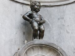 そして、小便小僧も見ておかなくては。この日は、衣装は着てませんでした。