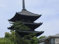 興福寺の五重塔を左に見て歩を進め、塔を見上げる５２段の階段を上がり右折して.....