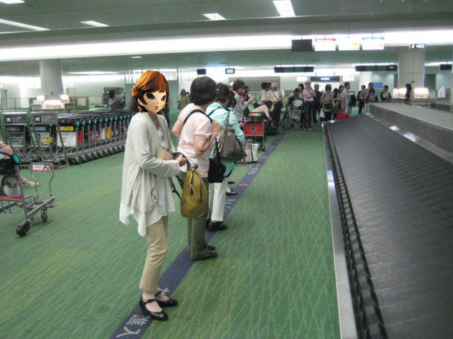 預け荷物が出てくるのは随分かかった。